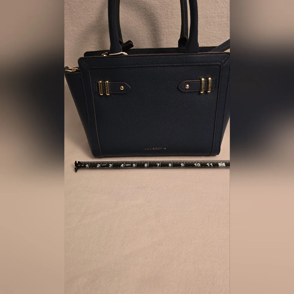 Liz Claiborne Mini Tuxedo Tote Bag, Blue